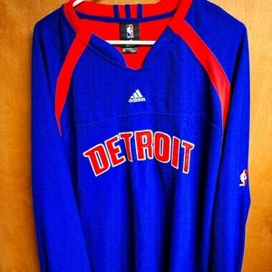 Detroit Pistons Adidas Shooting Shirt